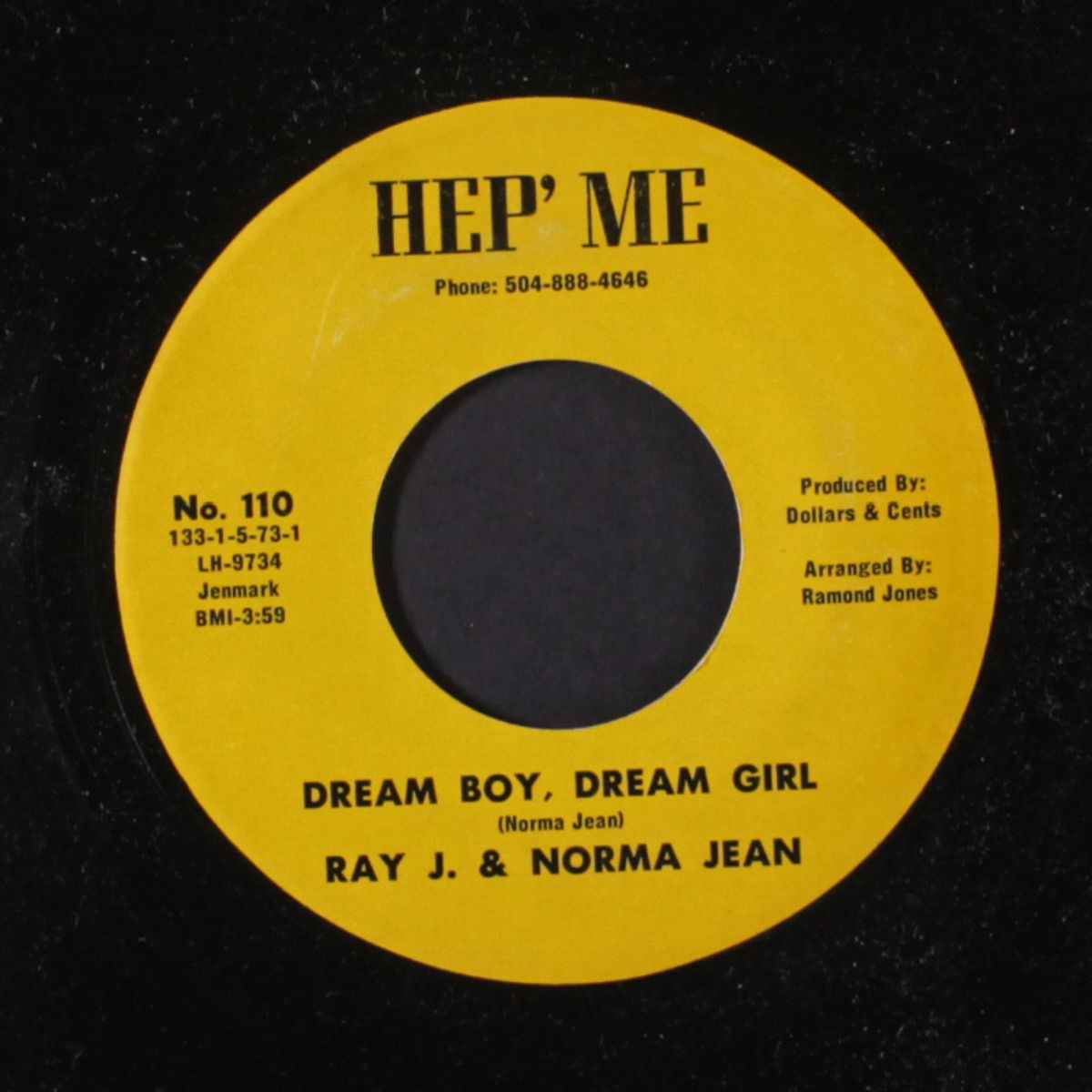 everlasting love / dream boy, dream girl by RAY J. & NORMA JEAN
