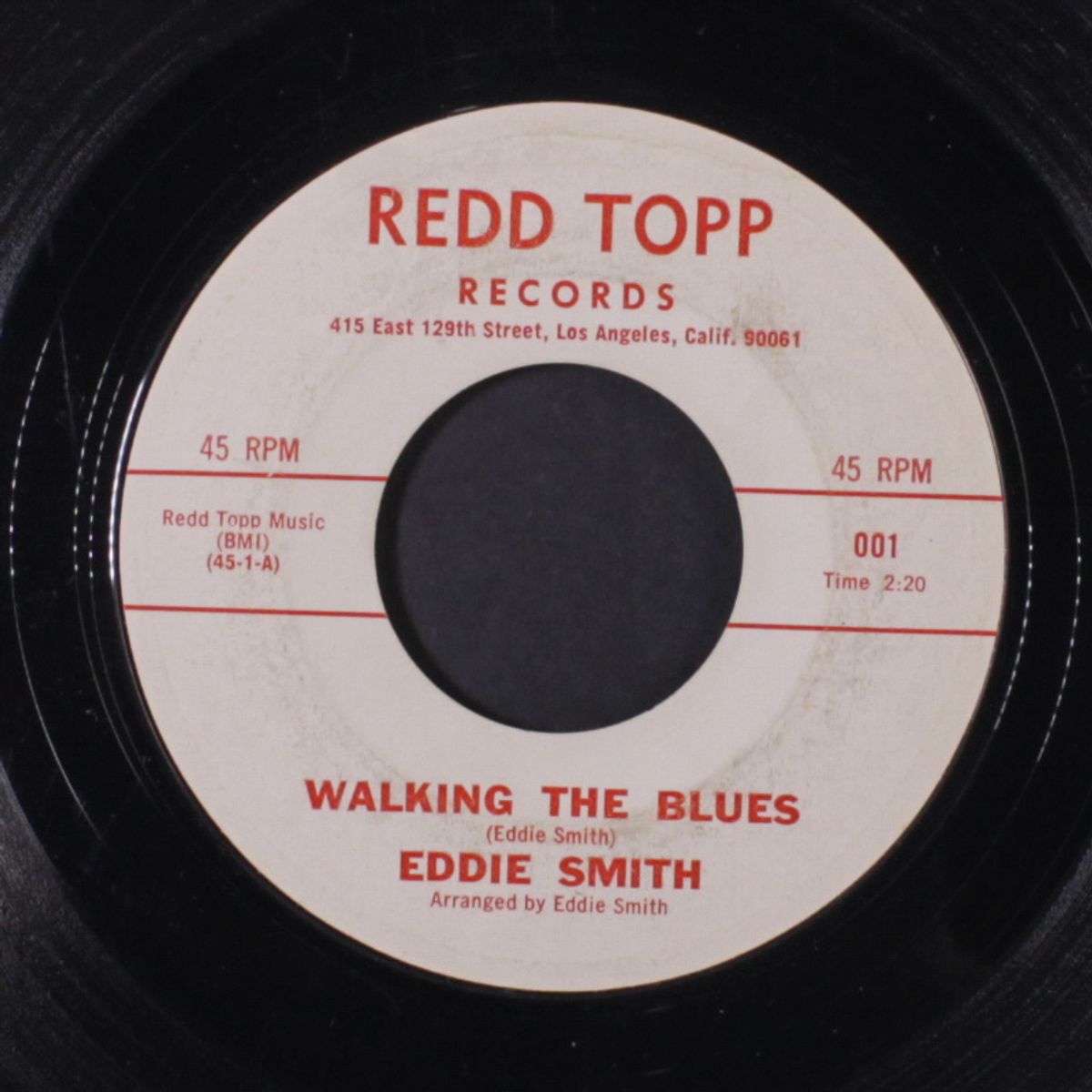 walking the blues / hurricane of love by EDDIE SMITH