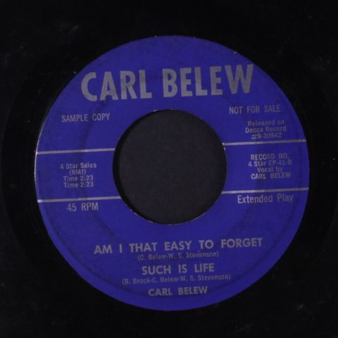 CARL BELEW / PATSY CLINE