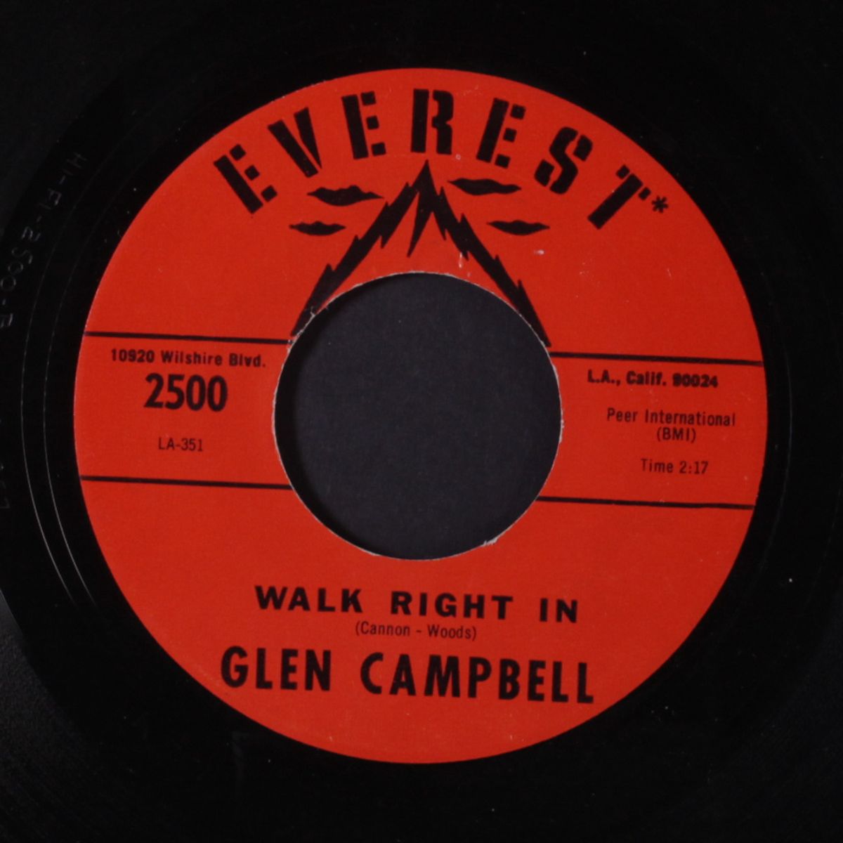 delight, arkansas / walk right in by GLEN CAMPBELL