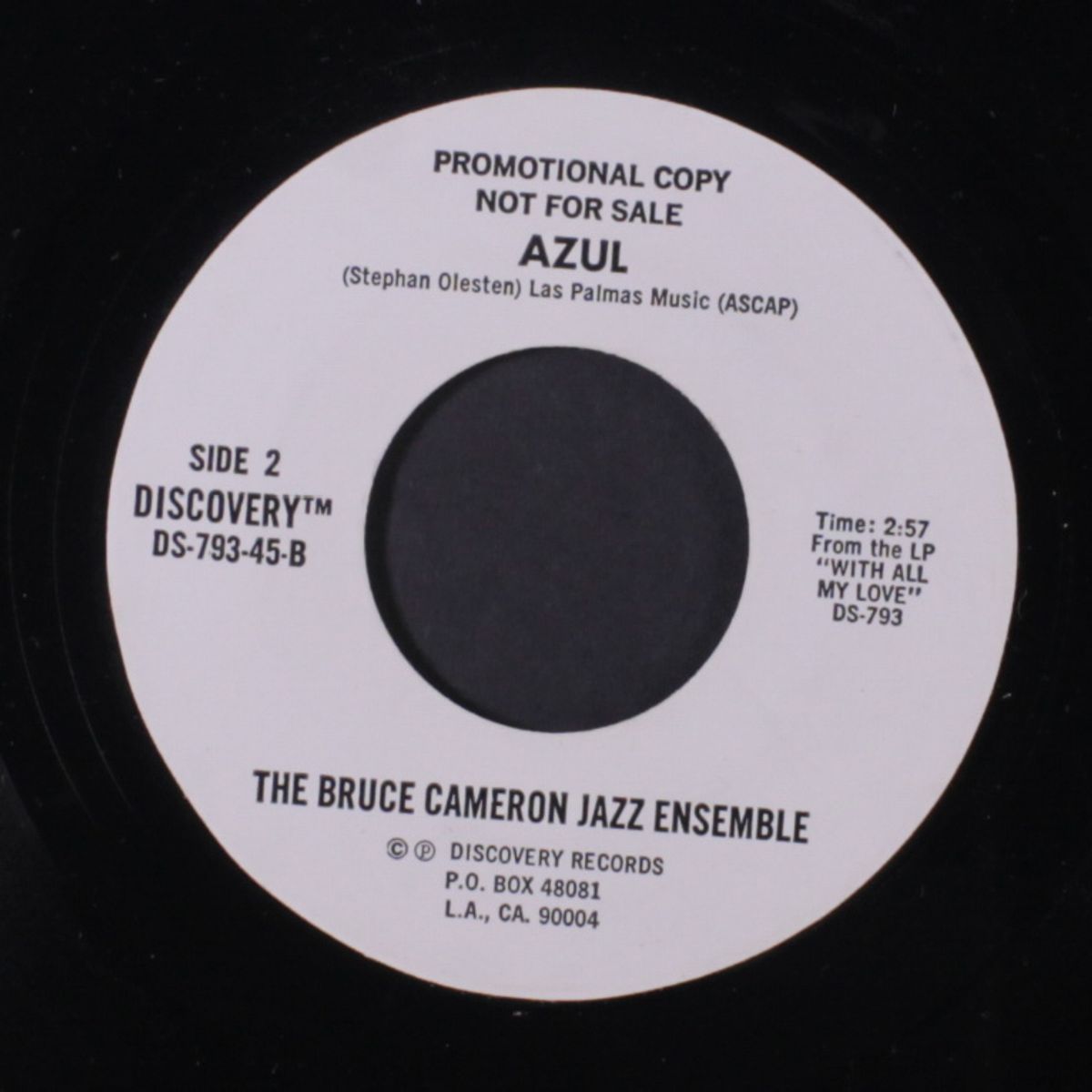 with all my love / azul by BRUCE CAMERON JAZZ ENSEMBLE