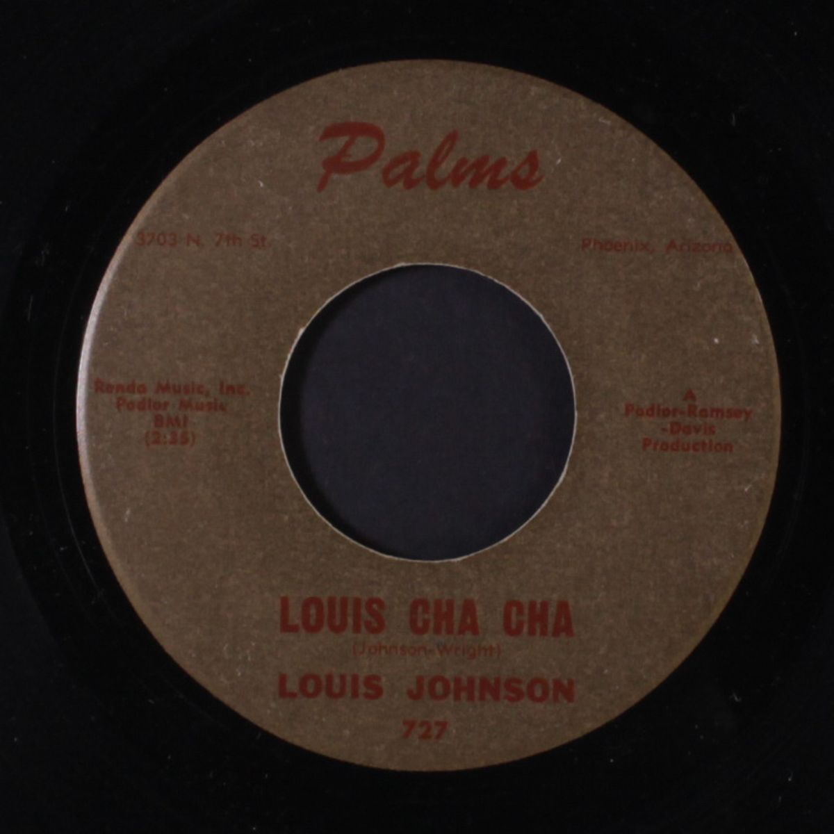 louis cha cha / she wants to be a lover by LOUIS JOHNSON