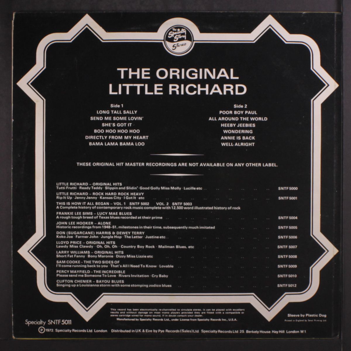 the original by LITTLE RICHARD