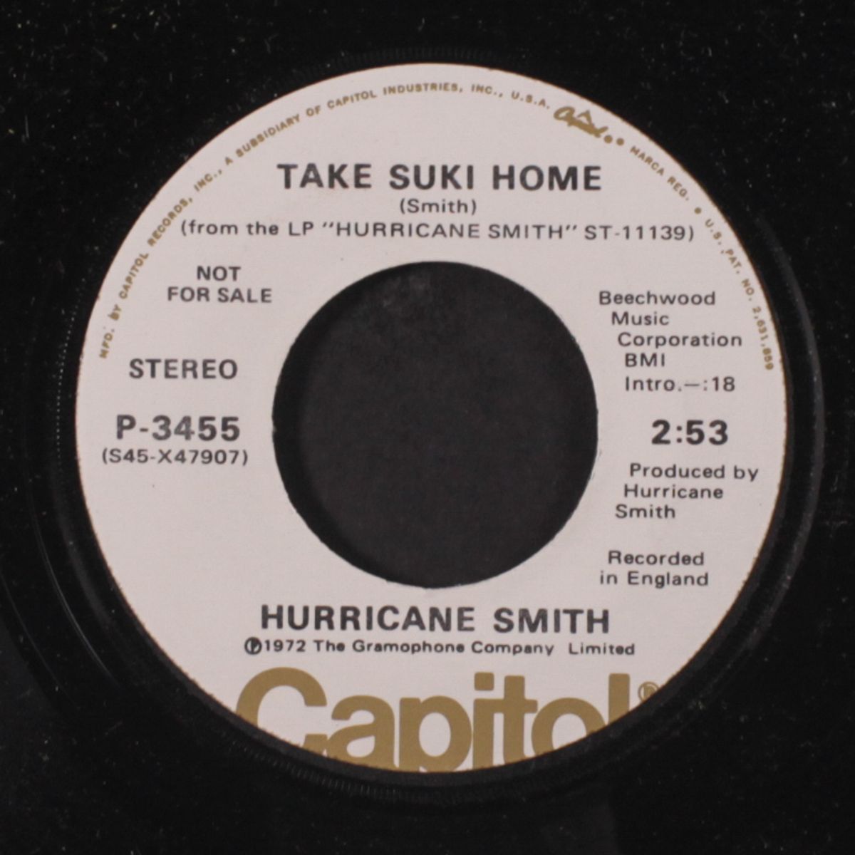 who was it? / take suki home by HURRICANE SMITH