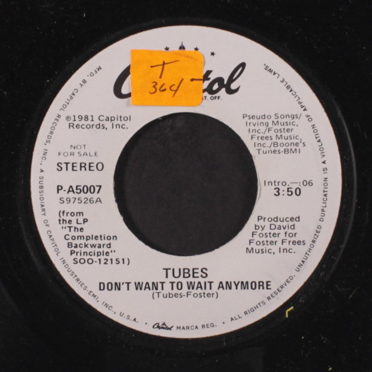 don't want to wait anymore / same by TUBES