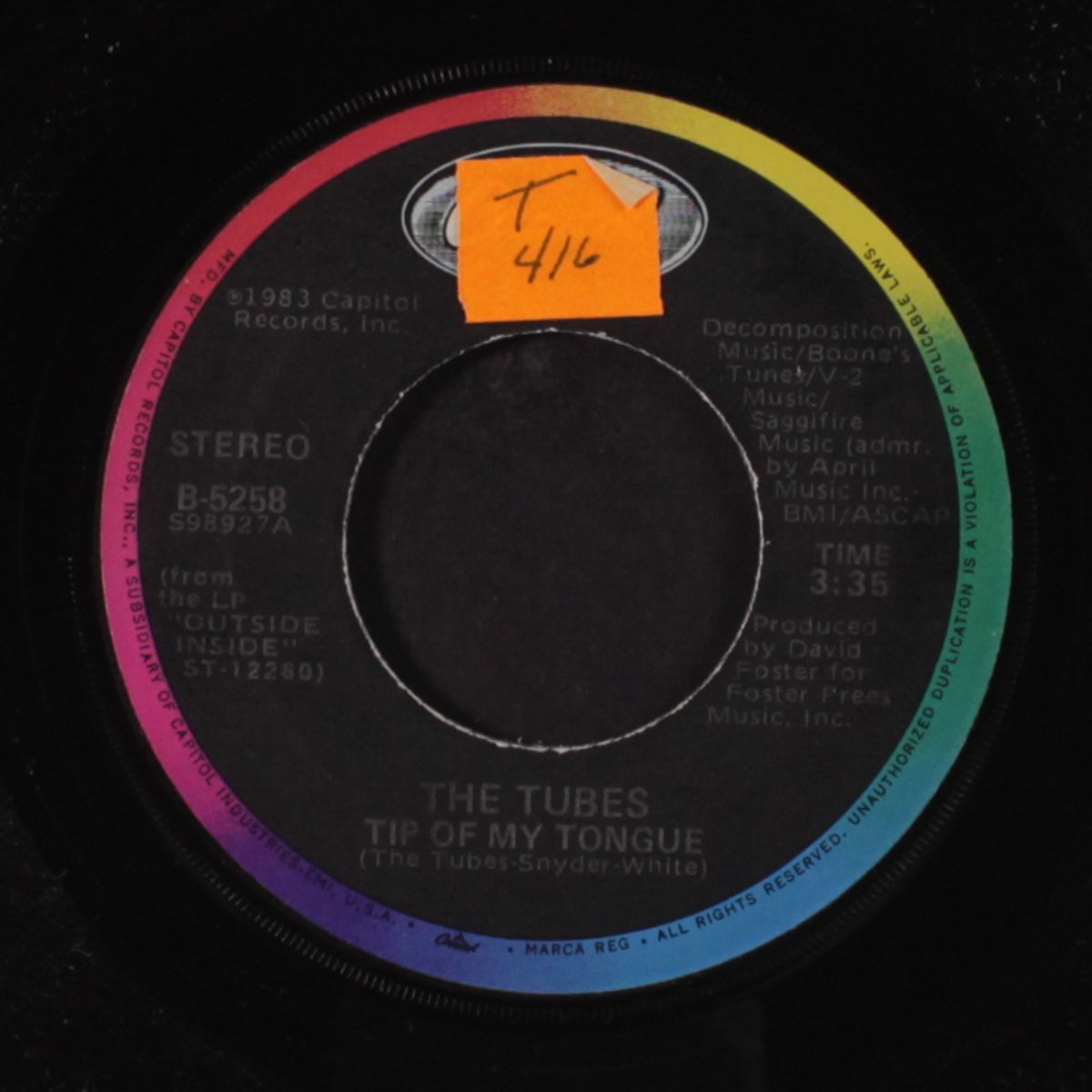 tip of my tongue / keyboard kids by TUBES