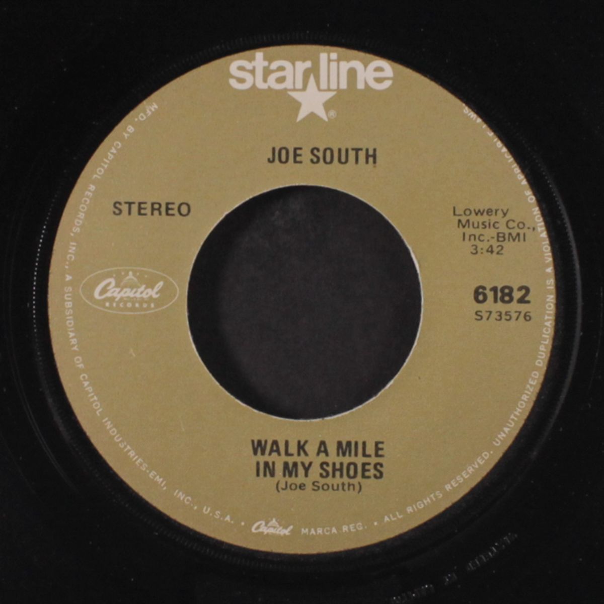 walk a mile in my shoes / don't it make you want to go home by JOE SOUTH