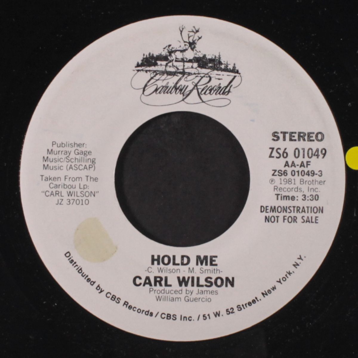 hold me / same by CARL WILSON