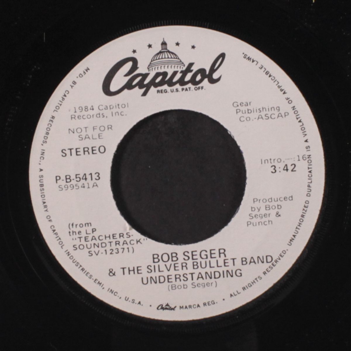 understanding / same by BOB SEGER & THE SILVER BULLET BAND