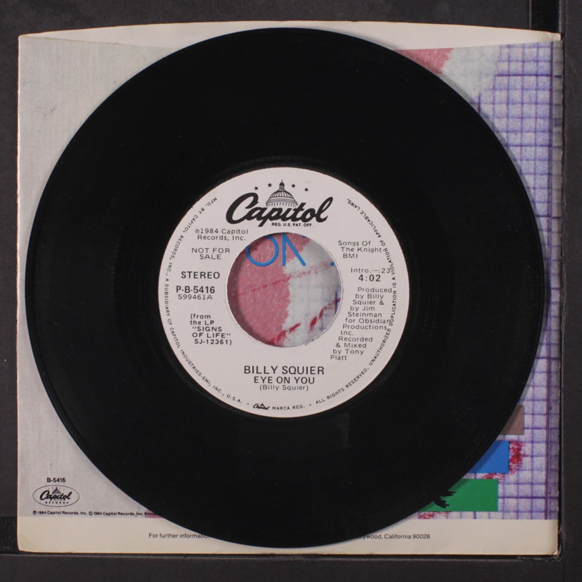 eye on you / same by BILLY SQUIER