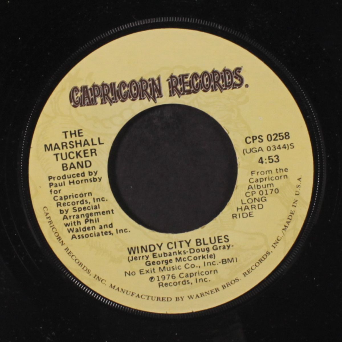 long hard ride / windy city blues by MARSHALL TUCKER BAND