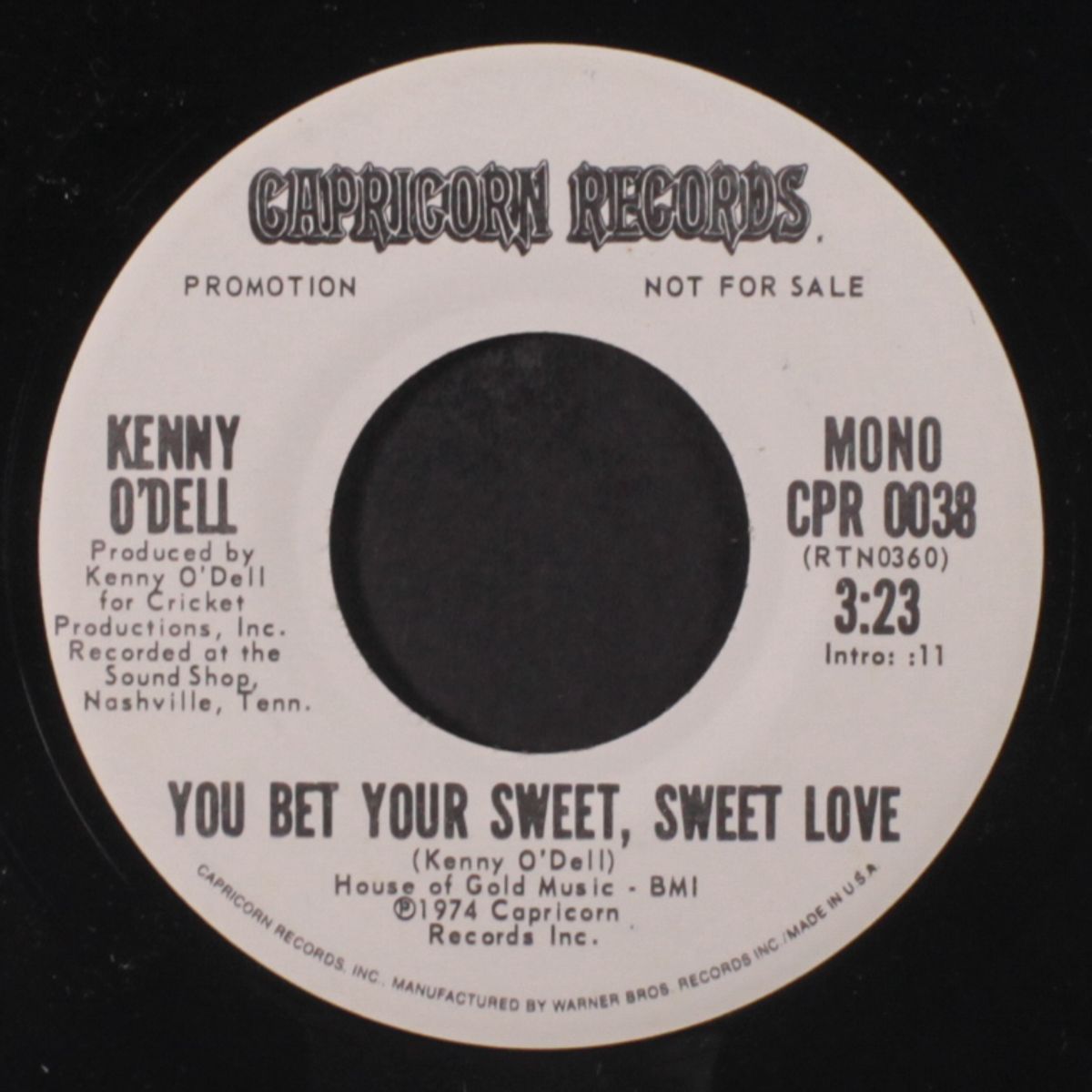 you bet your sweet sweet love / mono by KENNY O'DELL