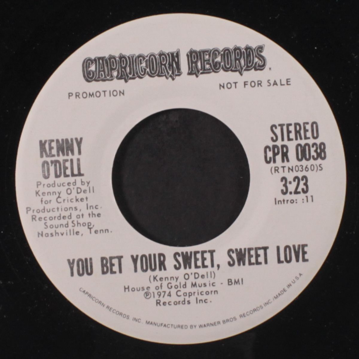 you bet your sweet sweet love / mono by KENNY O'DELL