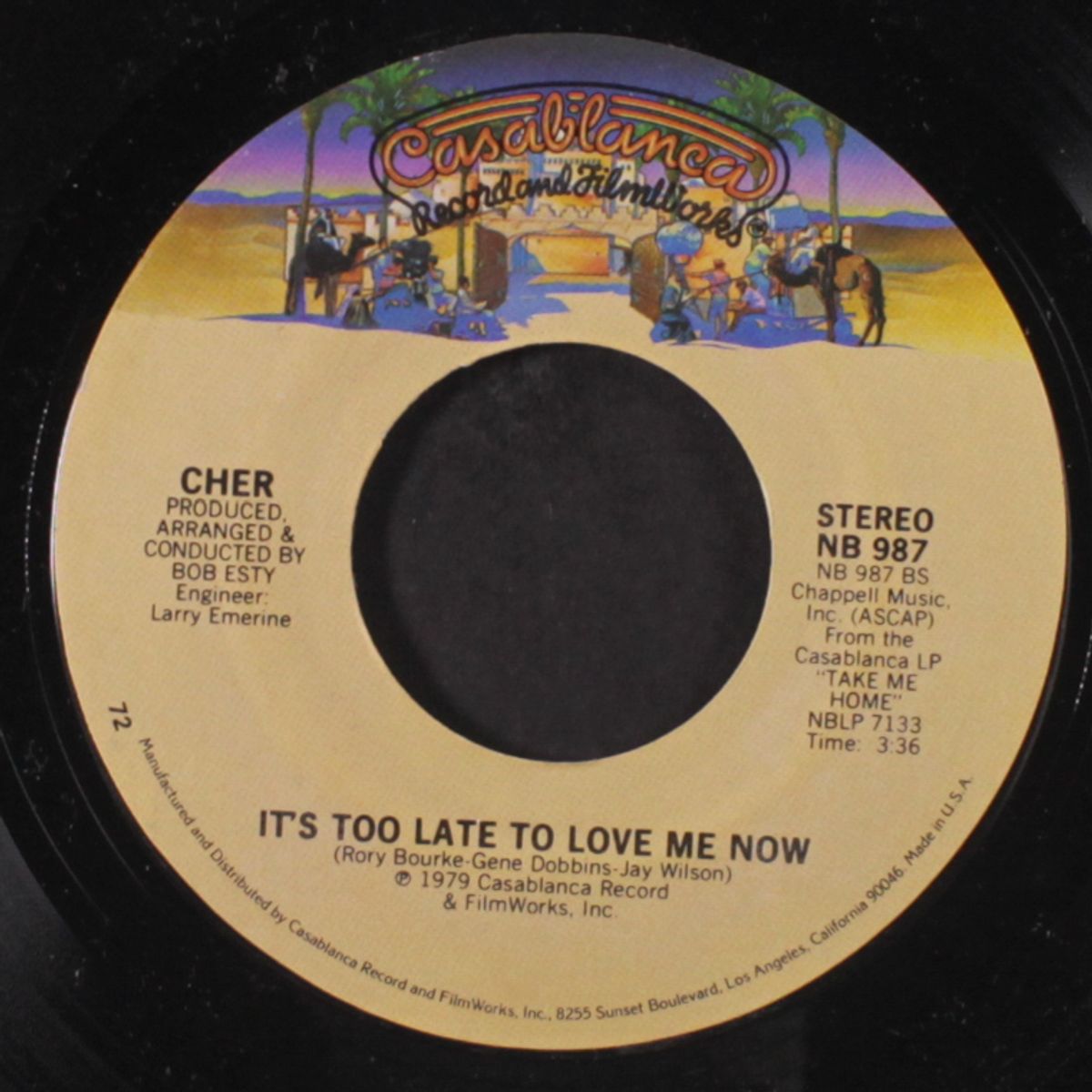 wasn't it good / it's too late to love me now by CHER