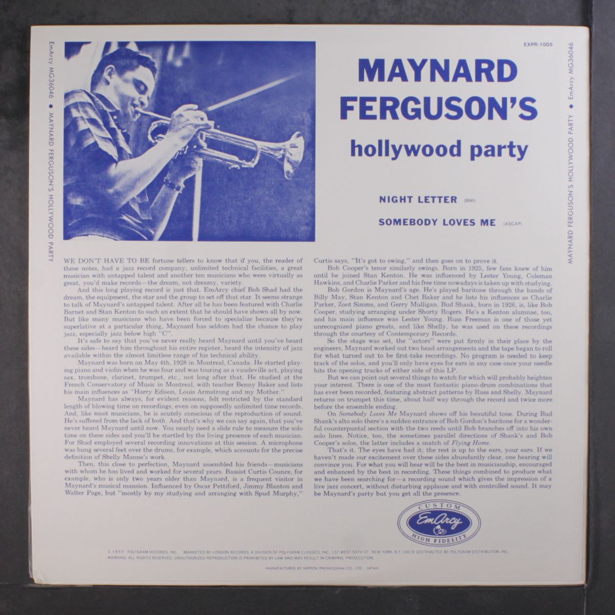 hollywood party by MAYNARD FERGUSON