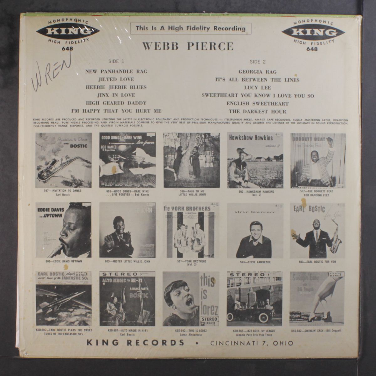 the one and only... by WEBB PIERCE