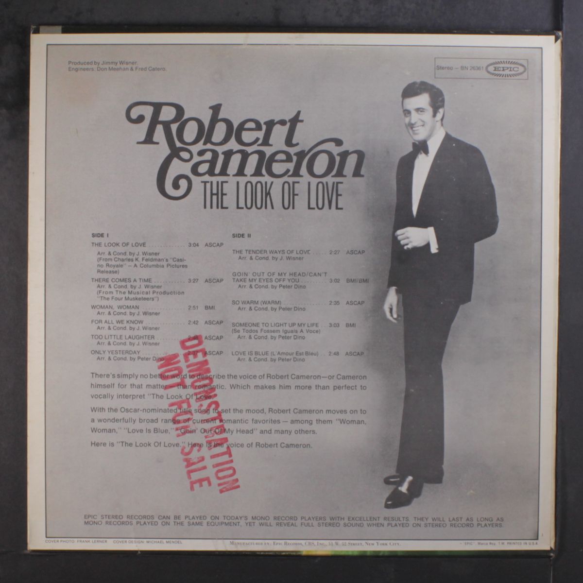 the look of love by ROBERT CAMERON