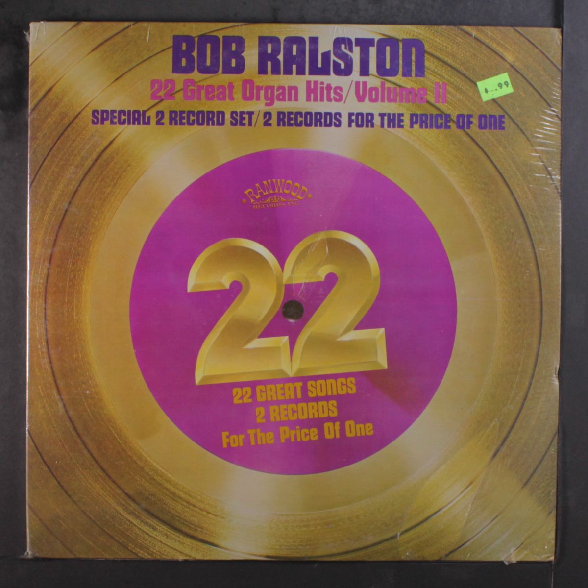 22 great organ hits, vol. 2 by BOB RALSTON
