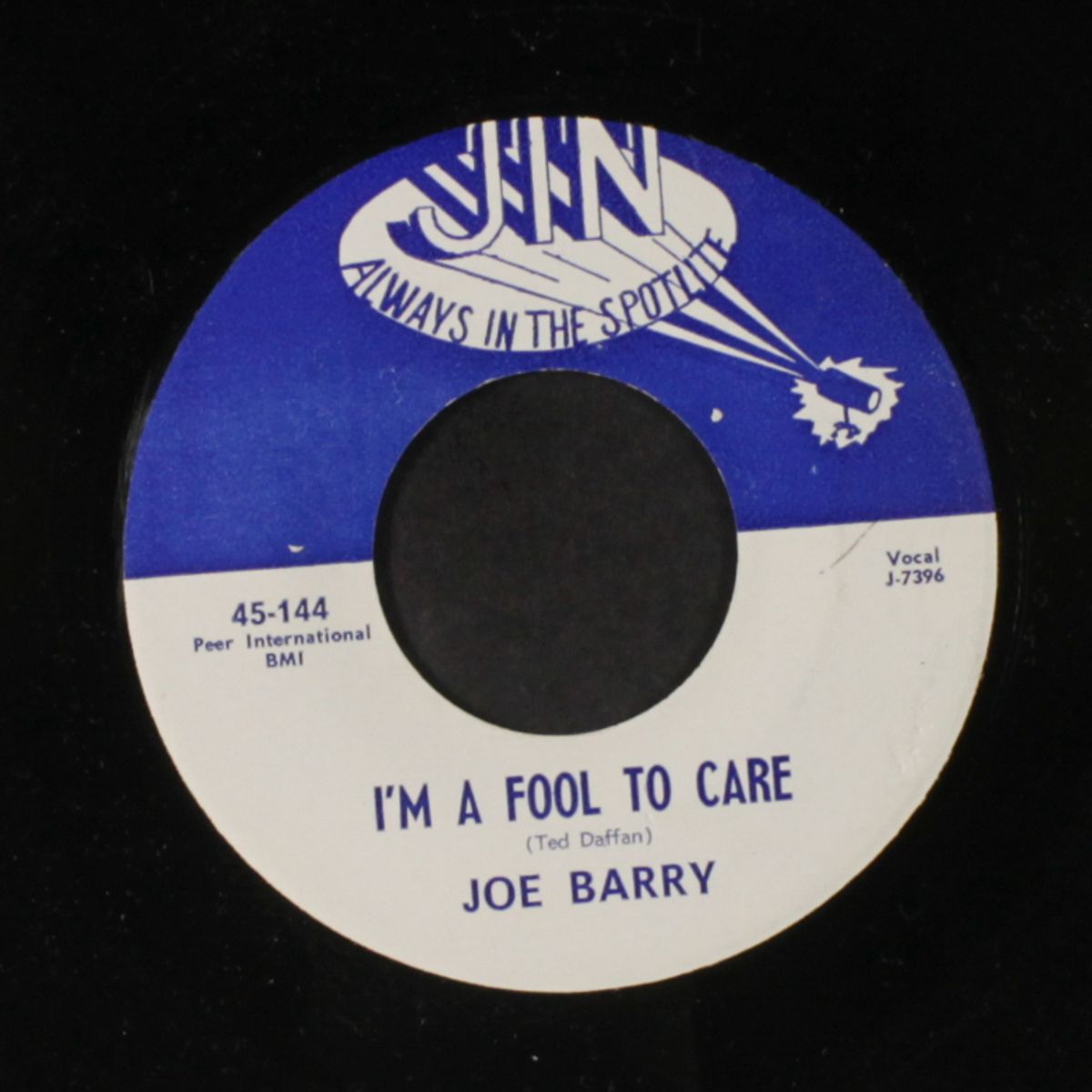 i'm a fool to care / i got a feeling by JOE BARRY
