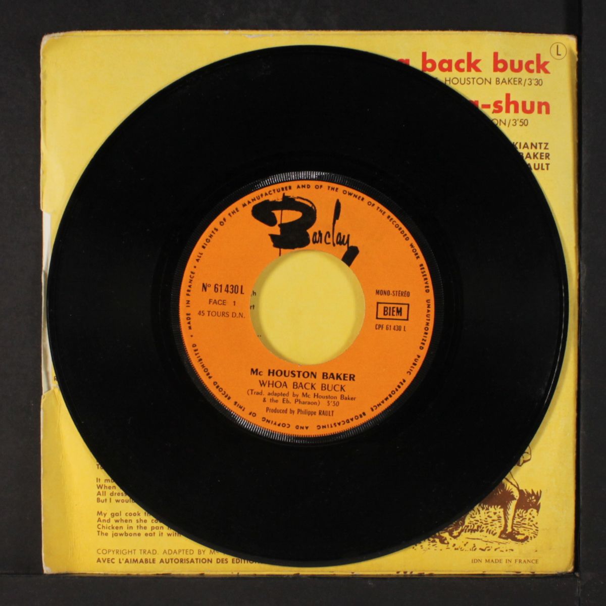 sen-sa-shun / whoa back buck by MC HOUSTON BAKER