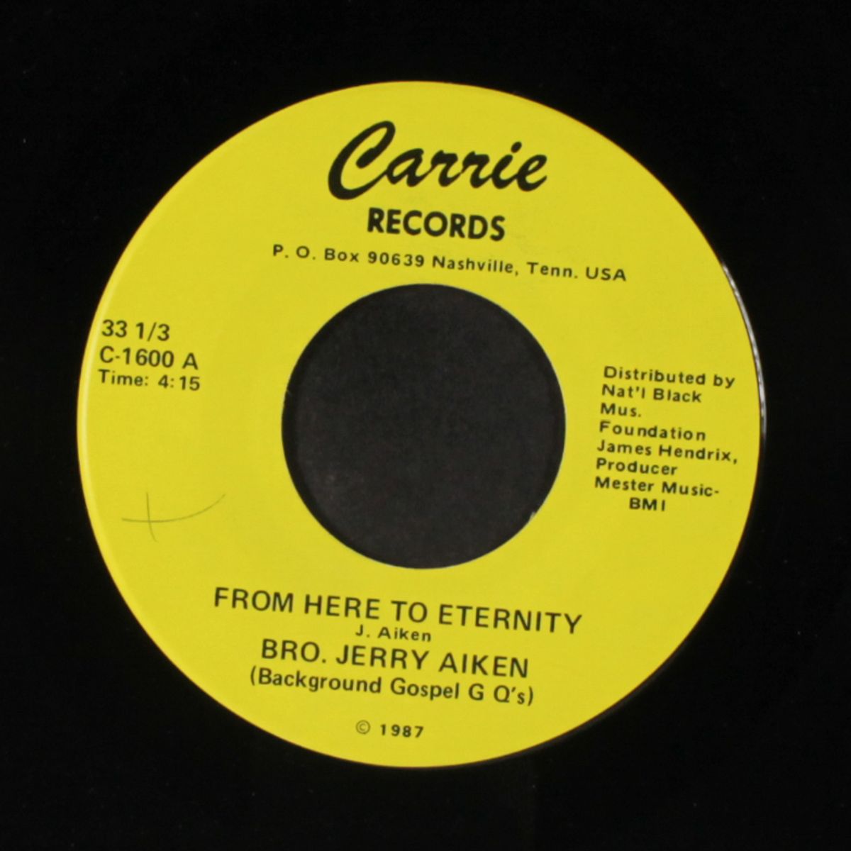 from here to eternity / the lord is coming back soon by BRO. JERRY AIKEN