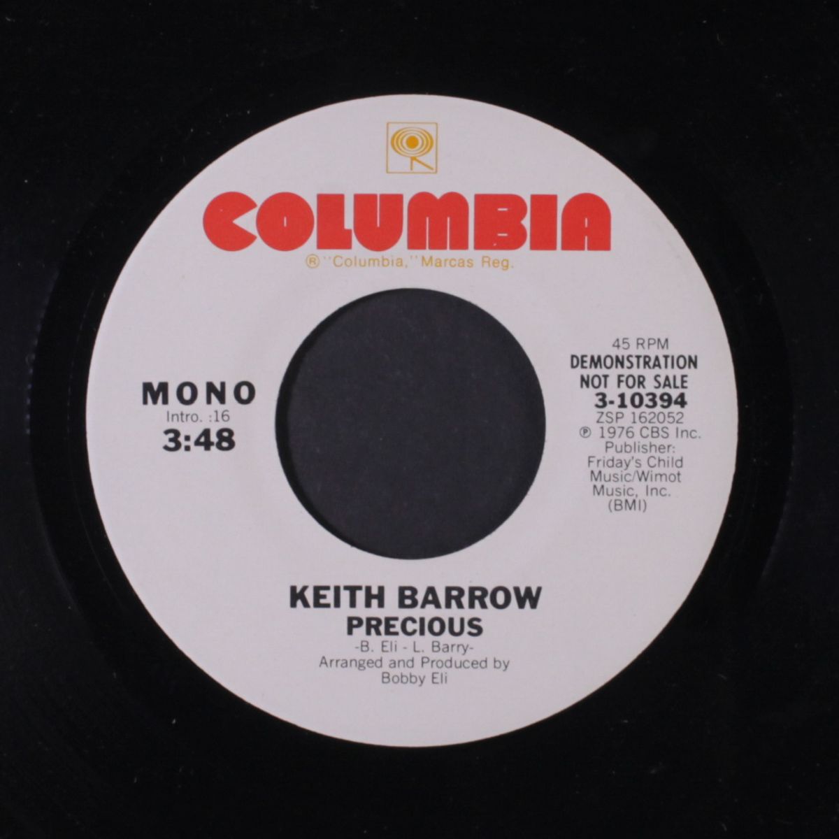 precious / mono by KEITH BARROW