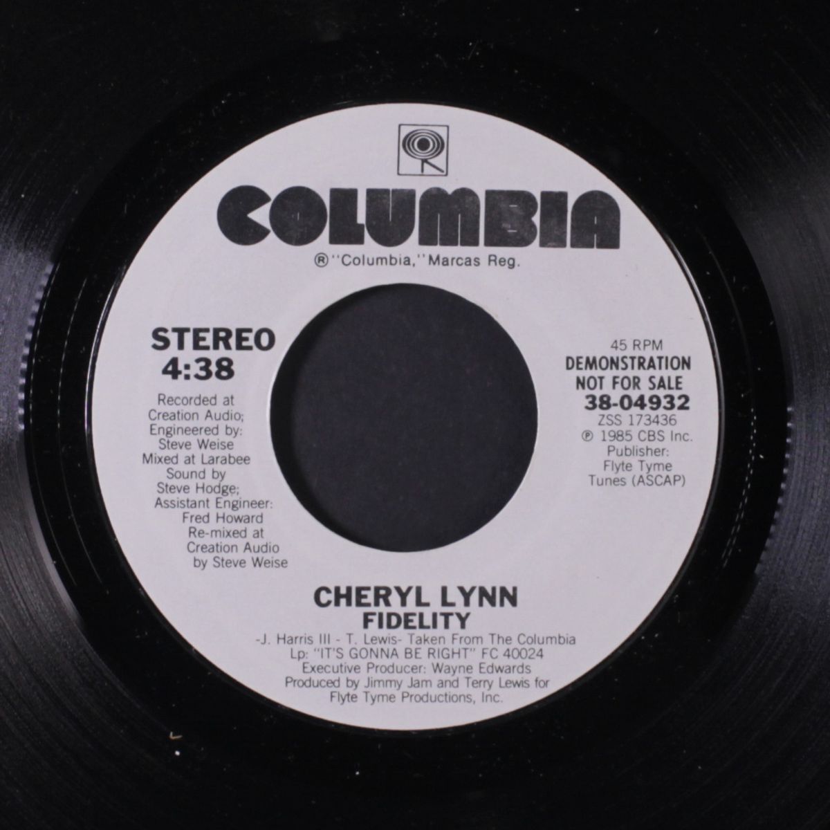 fidelity / same by CHERYL LYNN