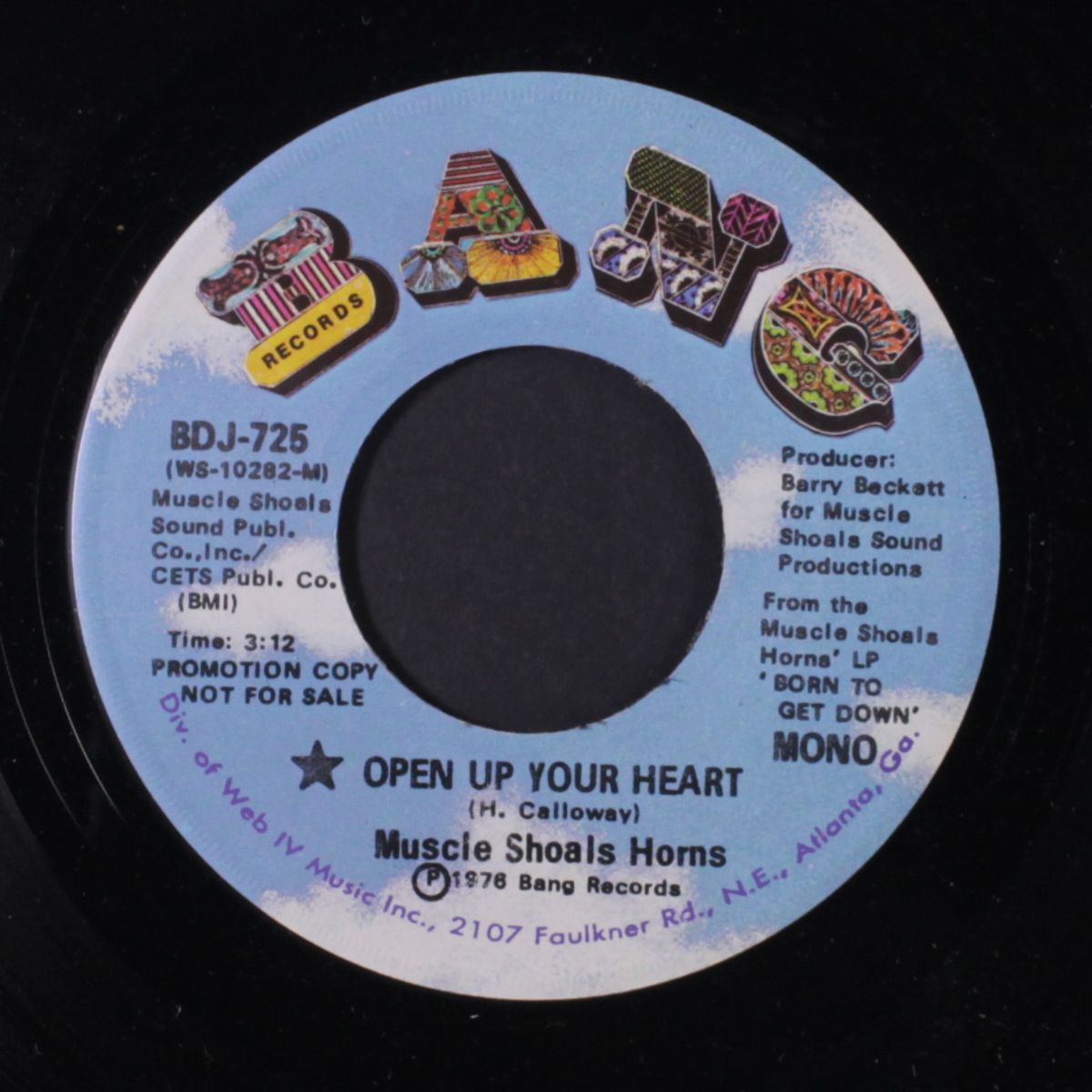 open up your heart / mono by MUSCLE SHOALS HORNS