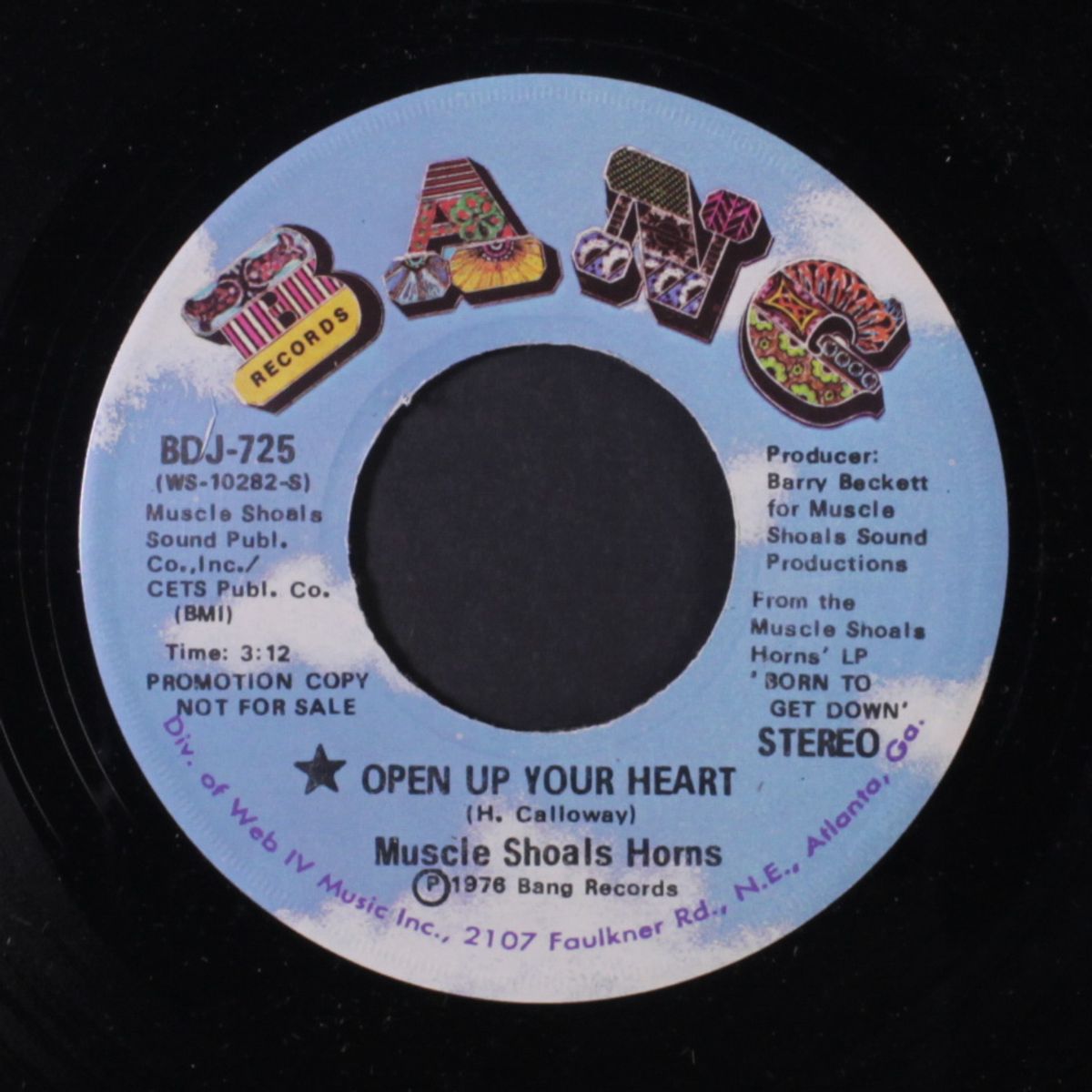 open up your heart / mono by MUSCLE SHOALS HORNS