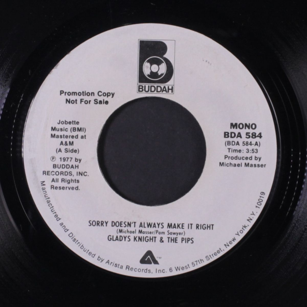 sorry doesn't always make it right / mono by GLADYS KNIGHT & PIPS