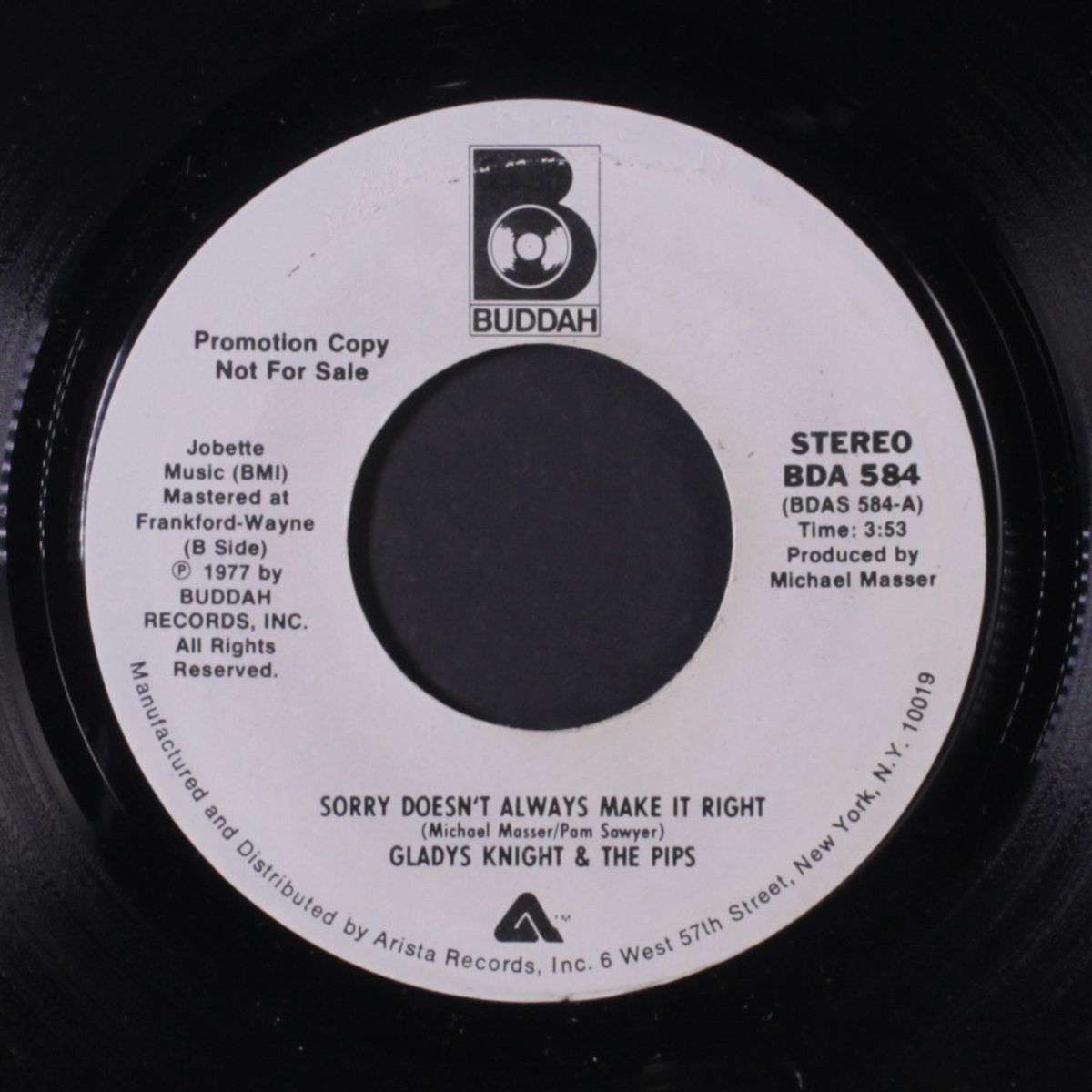 sorry doesn't always make it right / mono by GLADYS KNIGHT & PIPS
