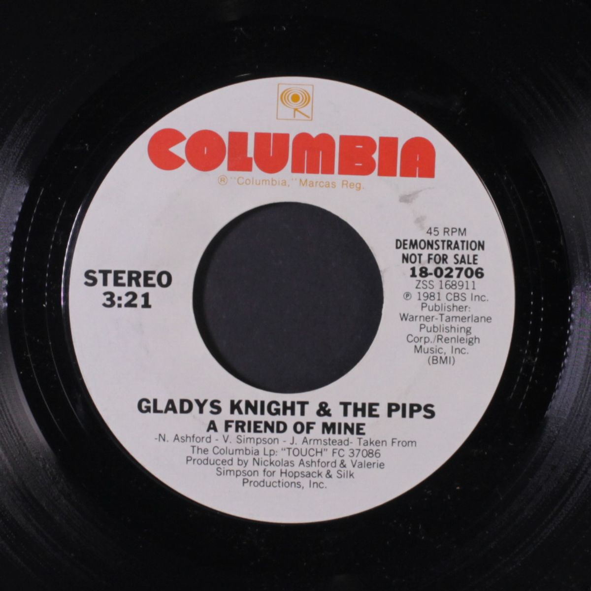 a friend of mine / same by GLADYS KNIGHT & PIPS