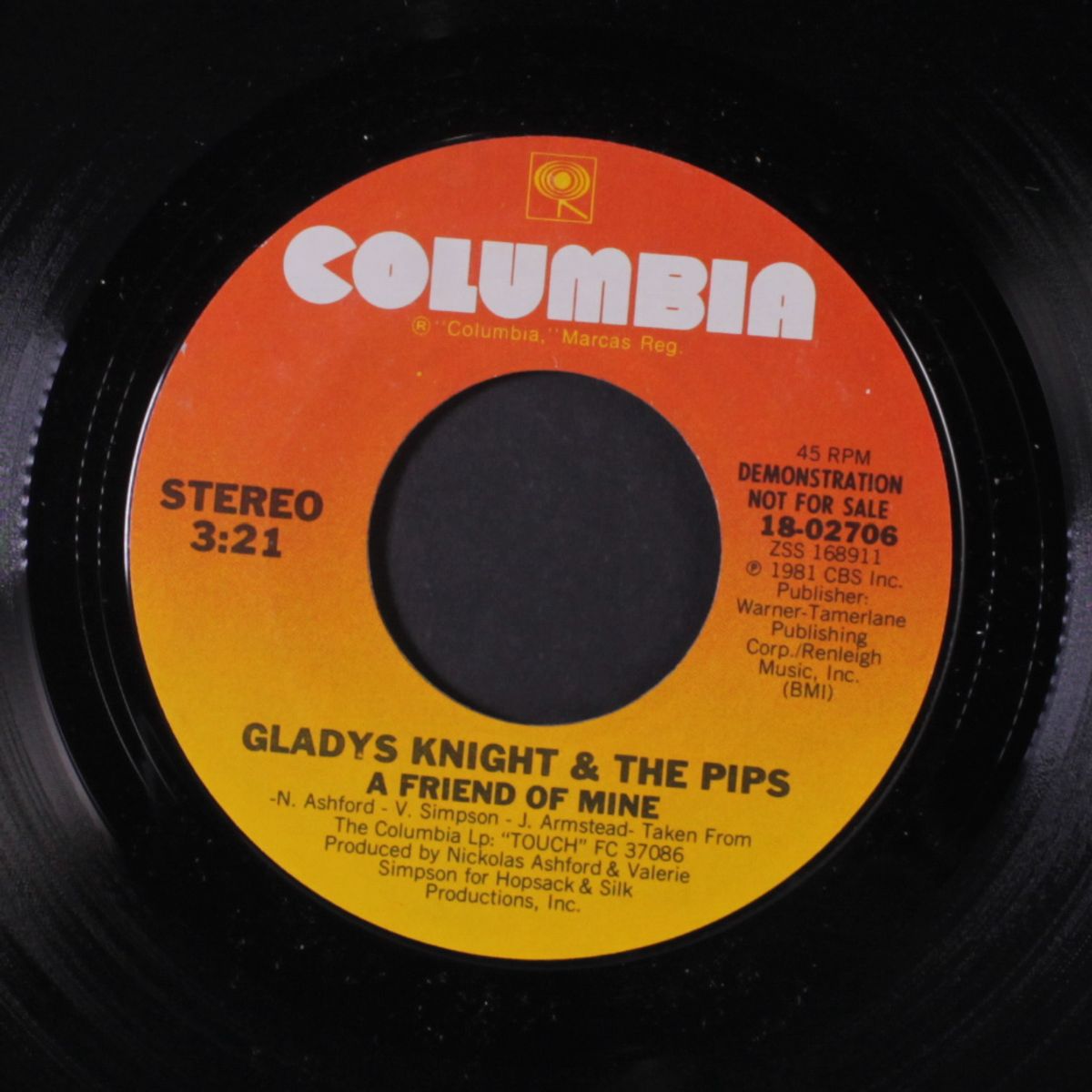 a friend of mine / same by GLADYS KNIGHT & PIPS