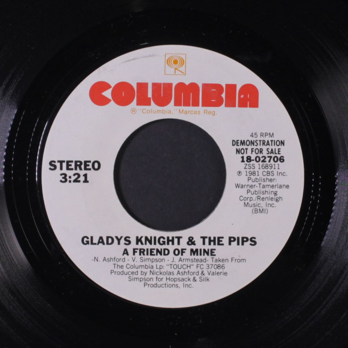 a friend of mine / same by GLADYS KNIGHT & PIPS