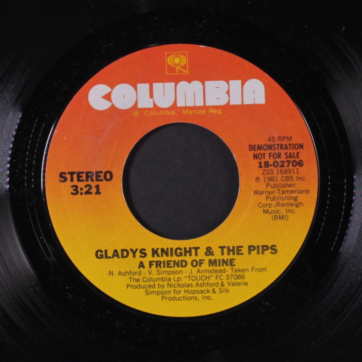 a friend of mine / same by GLADYS KNIGHT & PIPS