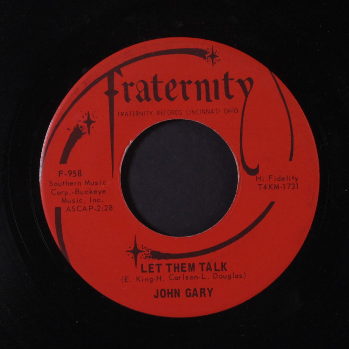 let them talk / tell my love by JOHN GARY