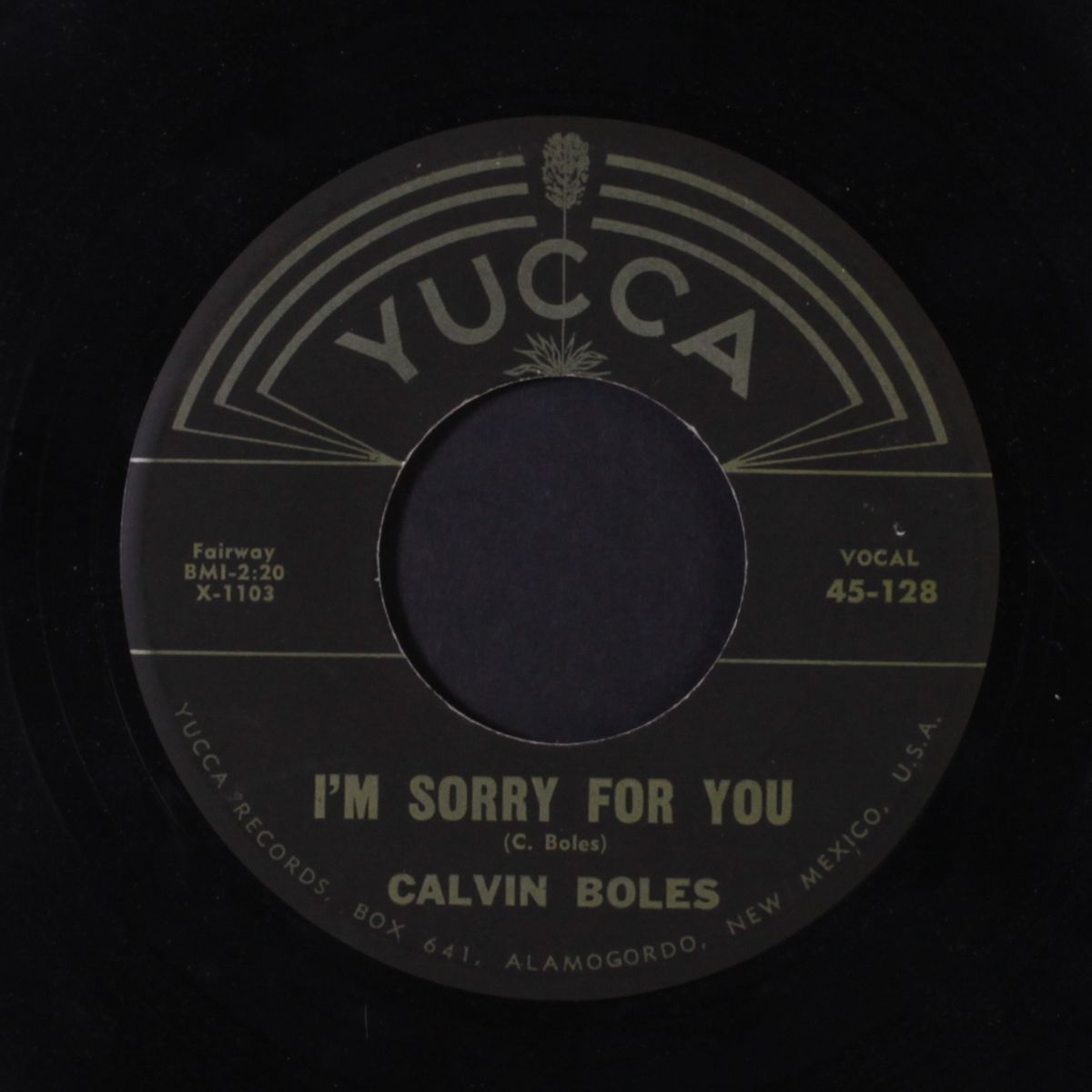 i'm sorry for you / how can i pretend? by CALVIN BOLES