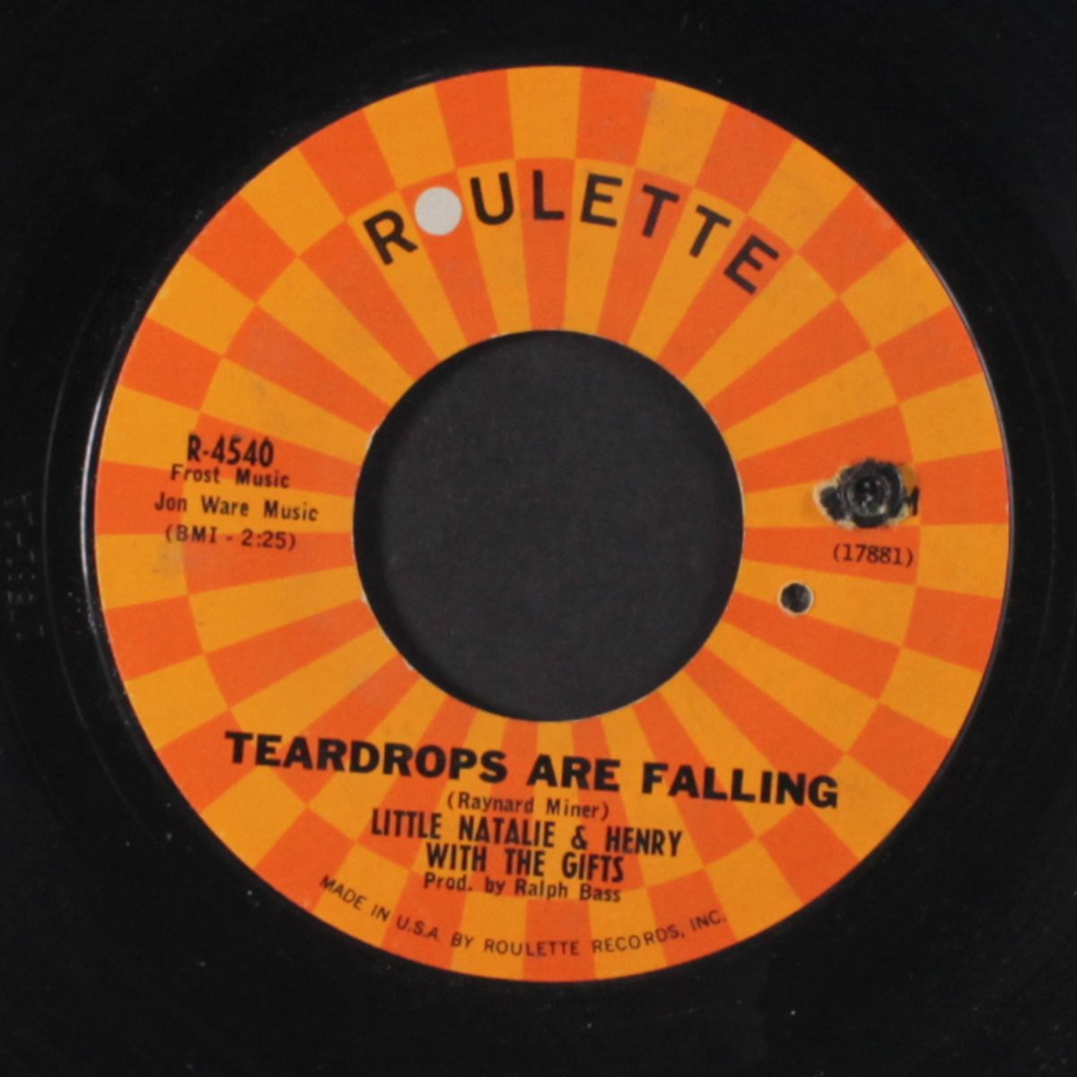 teardrops are falling / it's uncle willie by LITTLE NATALIE & HENRY WITH GIFTS