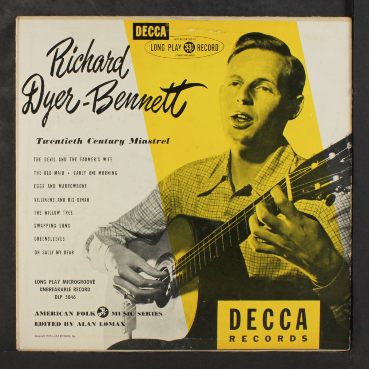 20th century minstrel by RICHARD DYER-BENNET