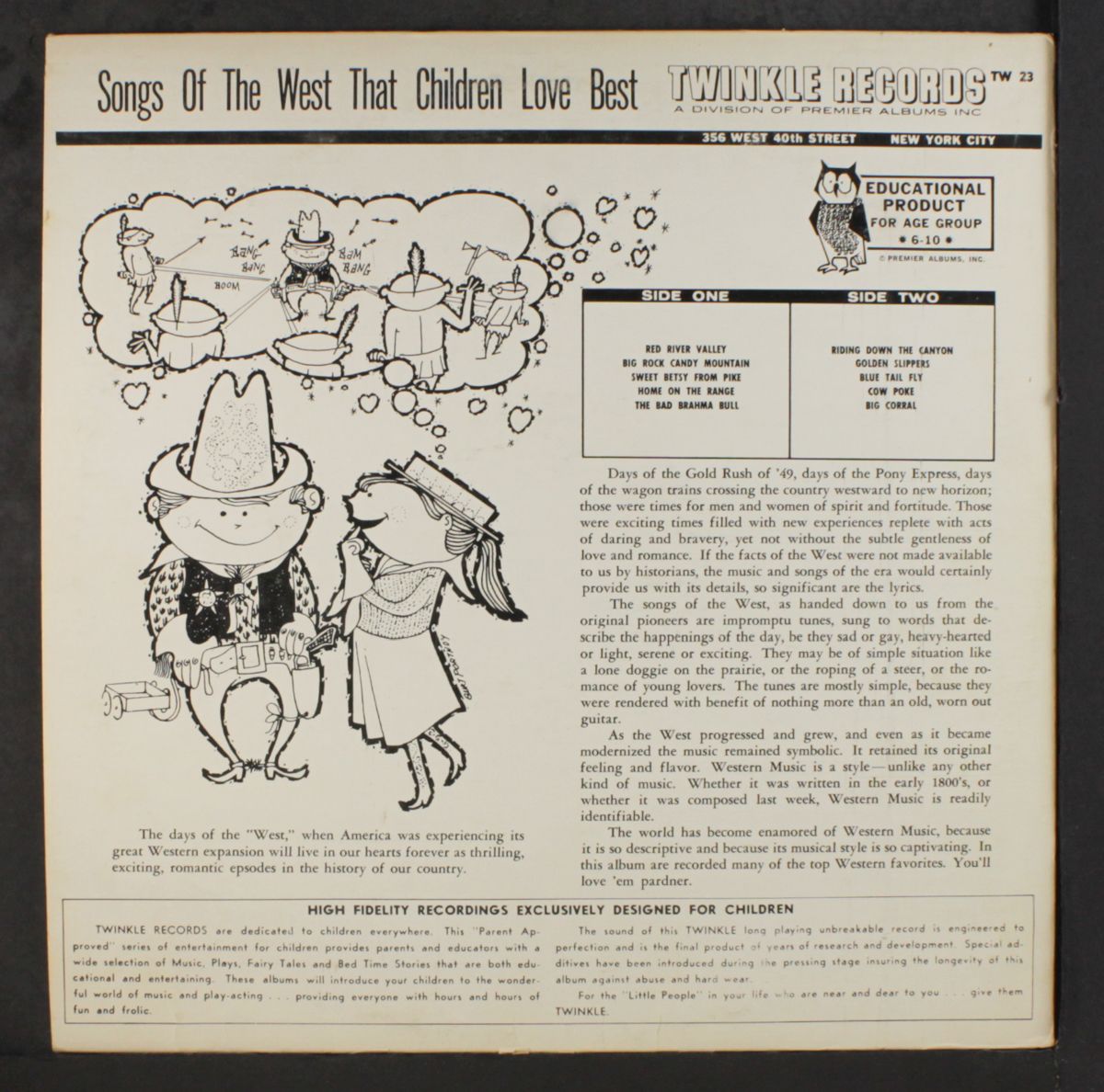 songs of the west that children love best by TEX JOHNSON