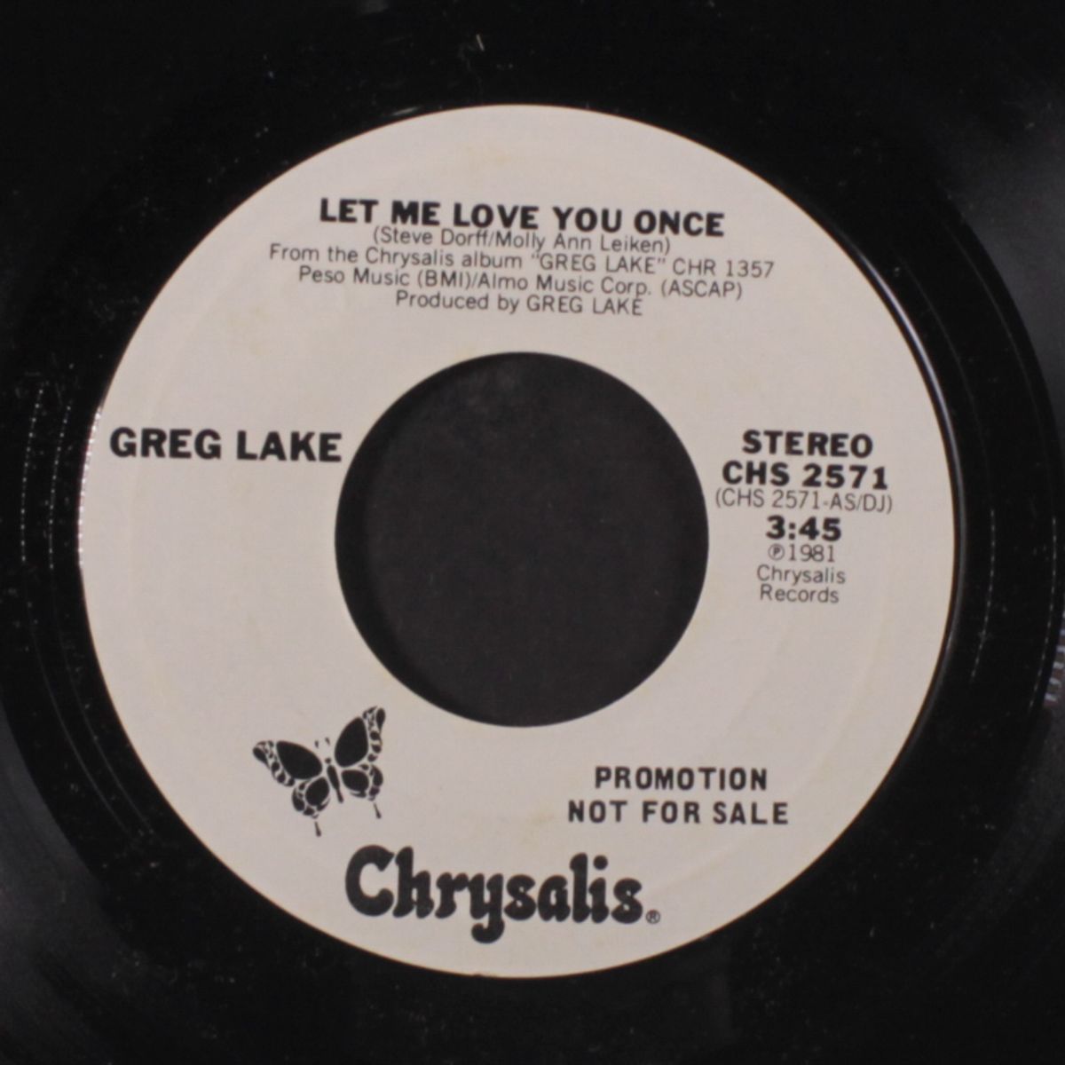 let me love you once / short by GREG LAKE