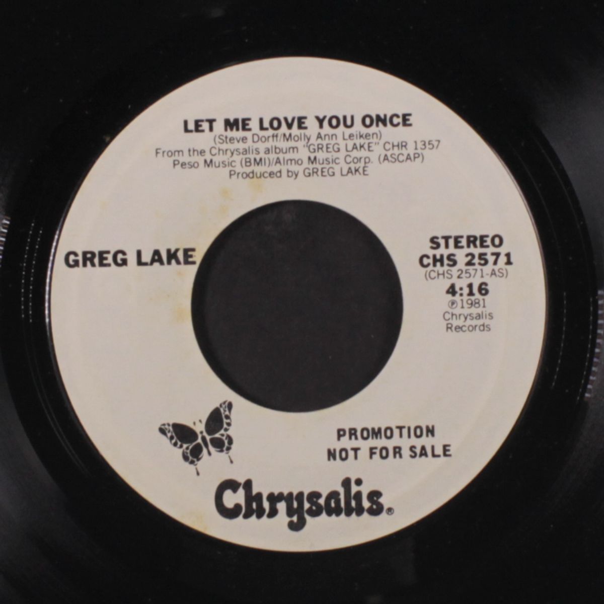 let me love you once / short by GREG LAKE