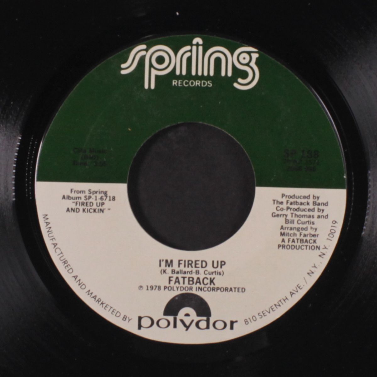 i'm fired up / boogie freak by FATBACK
