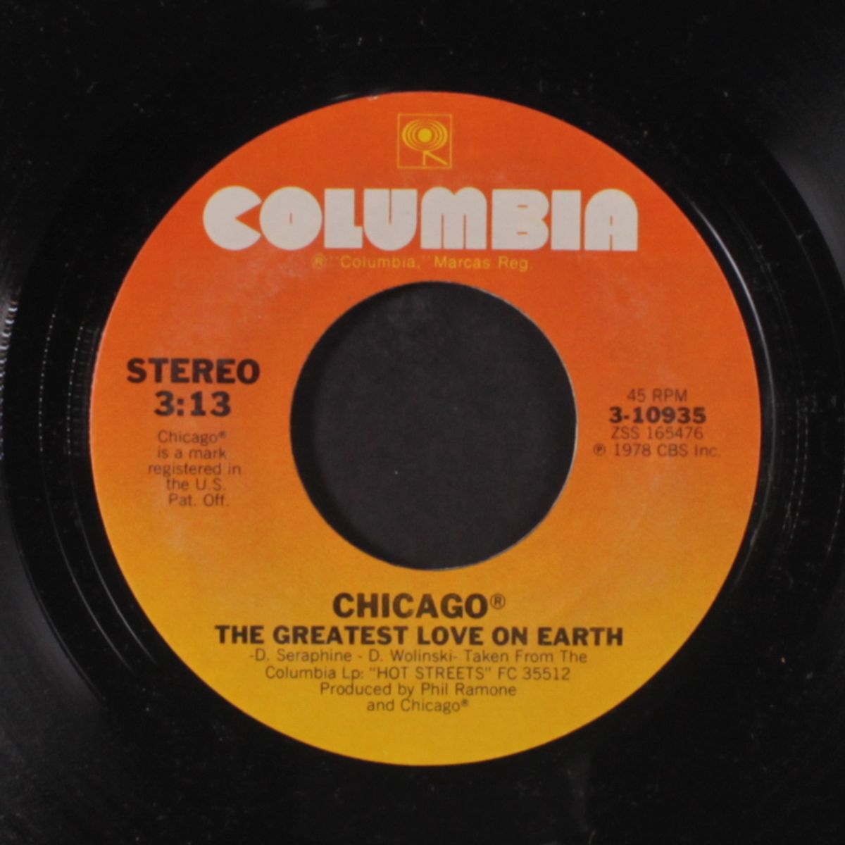 gone long gone / the greatest love on earth by CHICAGO
