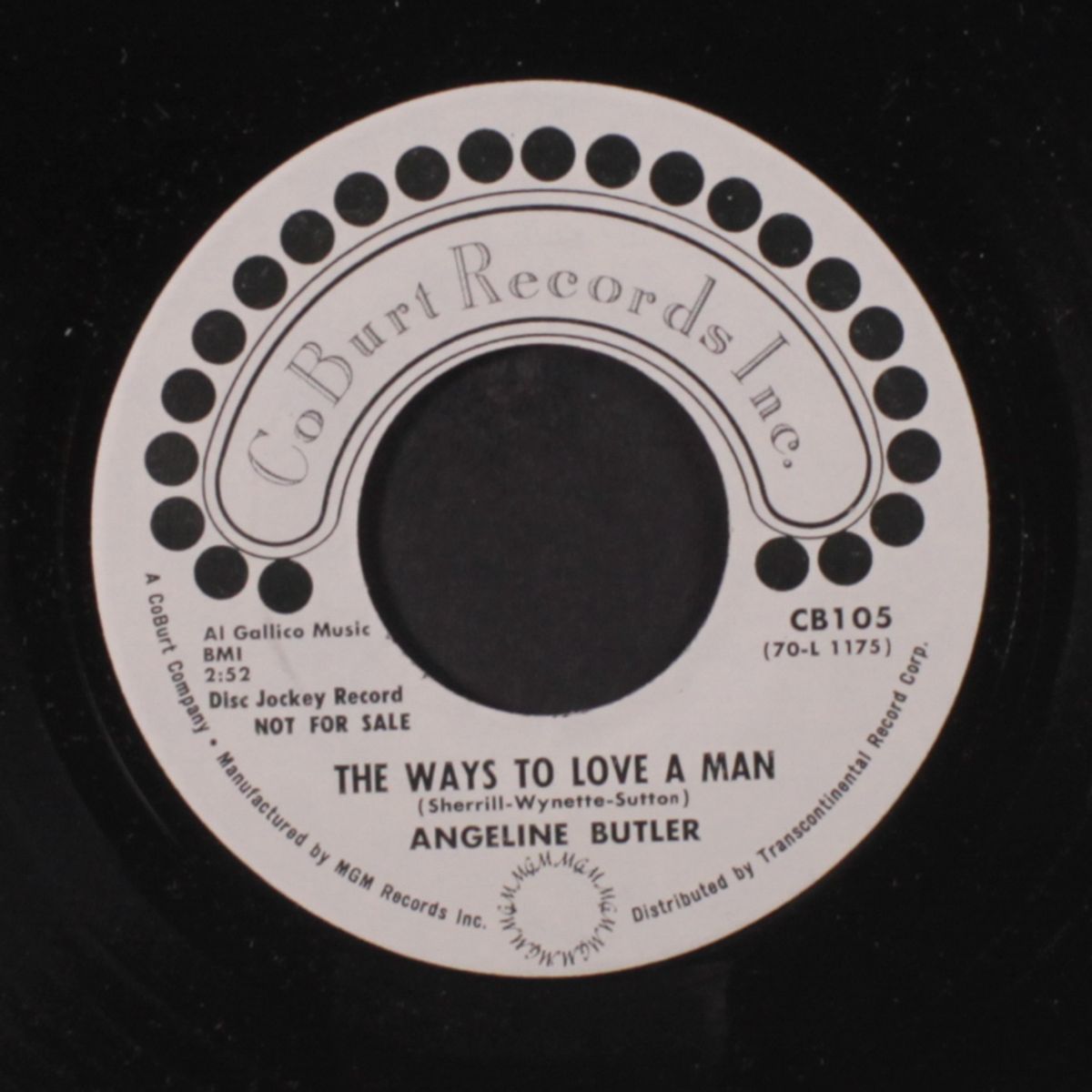 what's the matter baby / the ways to love a man by ANGELINE BUTLER