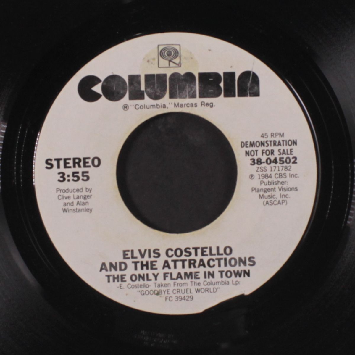 the only flame in town / same by ELVIS COSTELLO & ATTRACTIONS