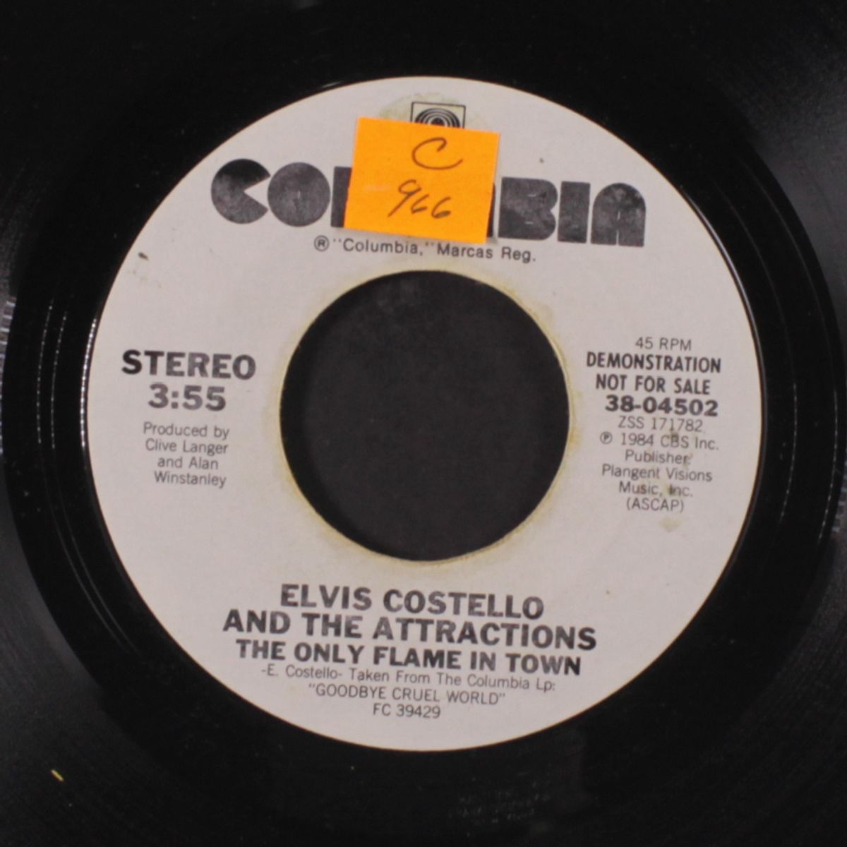 the only flame in town / same by ELVIS COSTELLO & ATTRACTIONS