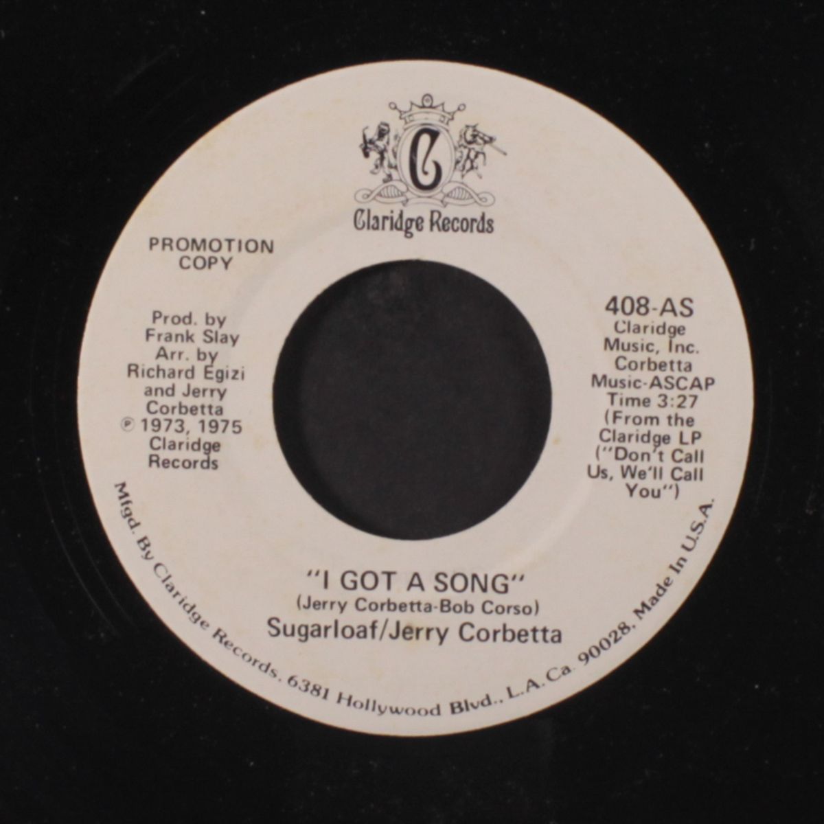 i got a song / same by SUGARLOAF / JERRY CORBETTA