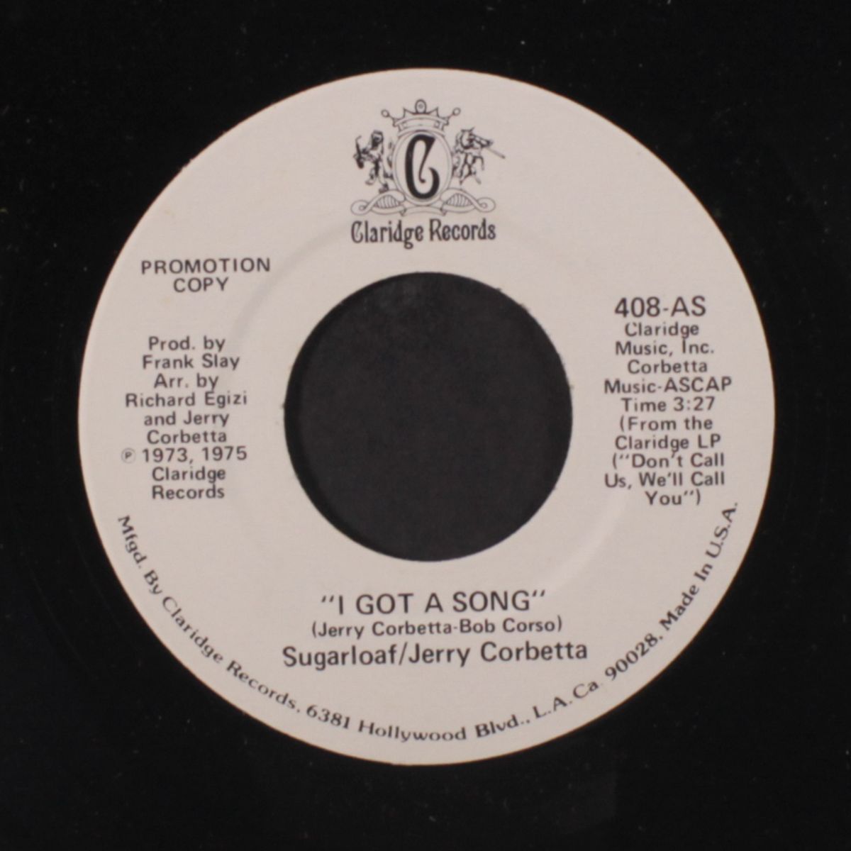i got a song / same by SUGARLOAF / JERRY CORBETTA