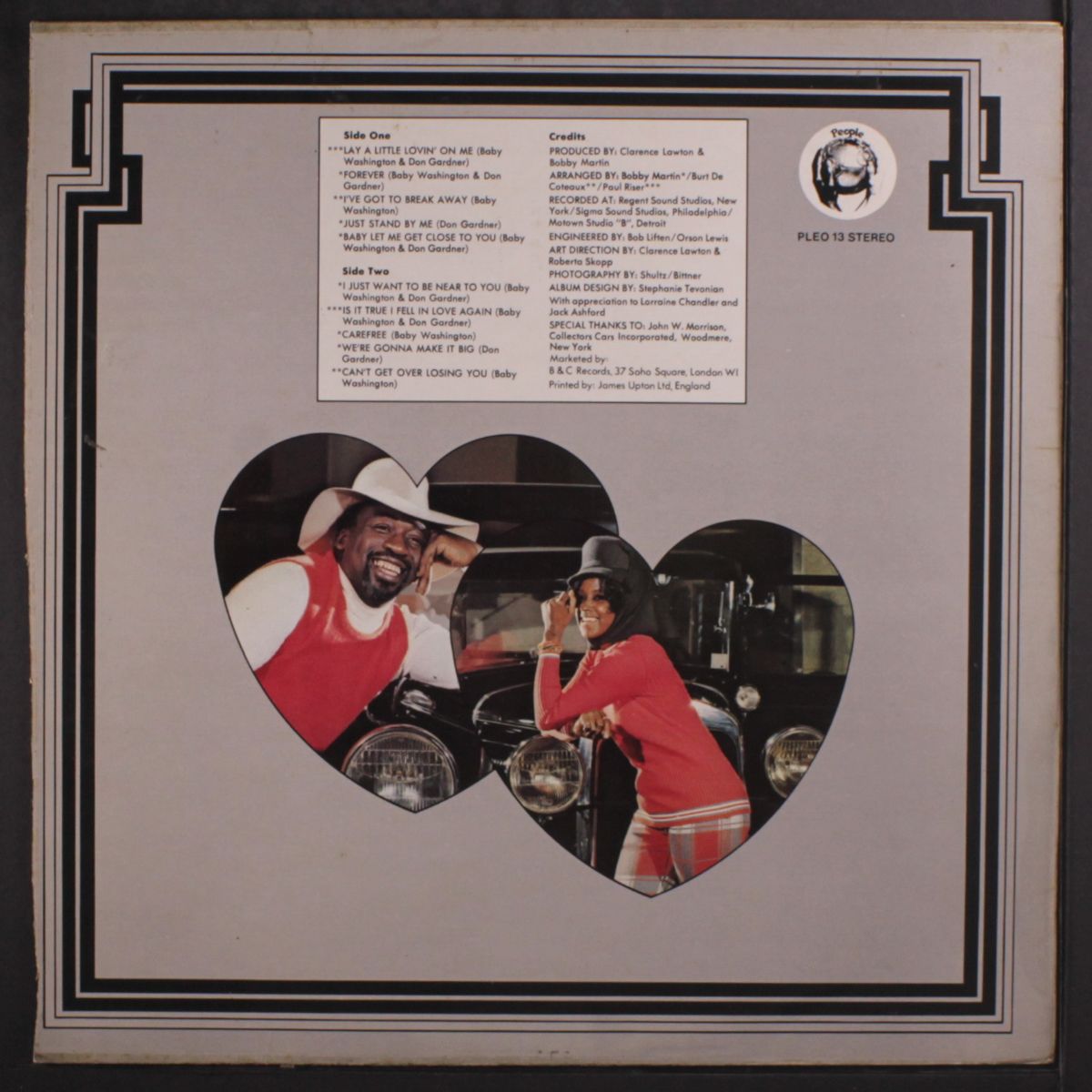 lay a little lovin' on me by BABY WASHINGTON & DON GARDNER